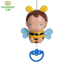 Cartoon Bee Baby Music Bell Toy Pull Line Toys