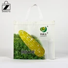 Wholesale Custom Printed Eco Friendly Recycle Reusable Aluminum Foil Laminated Tote Bag for Shopping