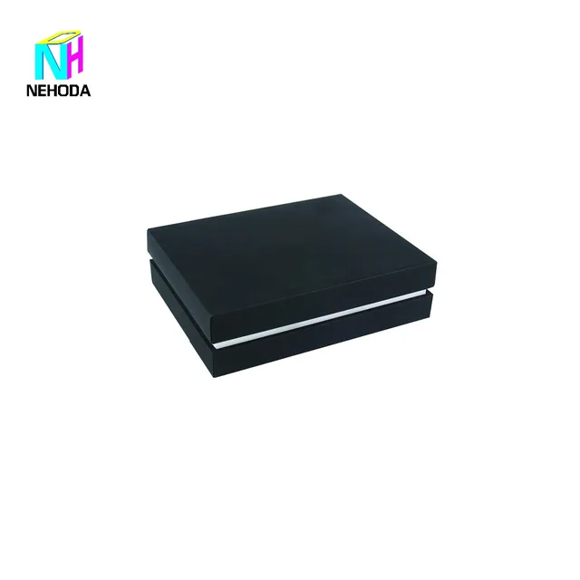 wholesale cardboard custom black paper gift box