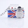 For promotion online Europe souvenirs UK national flag camera key chain