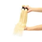 Cuticle Aligned Blonde Hair Popular Human Hair Extension Weave Bundle