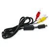 Replacement Audio Video AV Cable Cord 3 RCA With Color Box Package For PS2 Game Console
