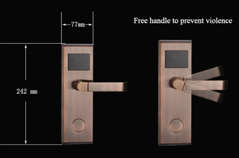 Smart Card Access Control System RFID Card Hotel Door Lock System Smart Card Electric Lock