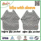 Ohbabyka New design washable baby bibs with long sleeves wholesale