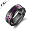 Jewelry Manufacturer Custom Man Gold Stainless Steel Changing Color Mood Ring