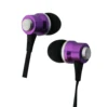 Different colors are available zipper in ear wired earphone for phone