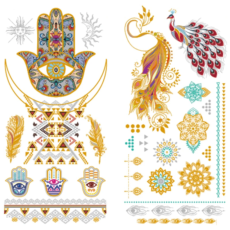 Wholesale metallic gold and silver hair body tattoo sticker hair accessories manufacturer
Wholesale metallic gold and silver hair body tattoo sticker hair accessories manufacturer