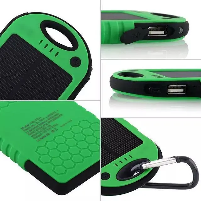 jipstar Portable waterproof solar panel led light power bank charger, solar powerbank with compass - ANKUX.COM