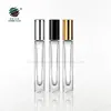 10ml 10 ml thick wall heavy bottom square glass roll on perfume bottle with stainless steel ball