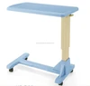 CE approved hospital bed table with drawer,hospital bed tray table,ABS overbed table with wheels