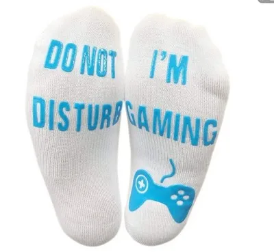 Unisex Novelty Socks Do Not Disturb I Am Gaming Funny Letter Printed Socks New, 3 color
Unisex Novelty Socks Do Not Disturb I Am Gaming Funny Letter Printed Socks New, 3 color
