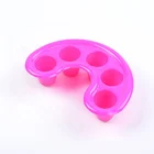 Five Holes Tray Nail Art Tools Hand Finger Remover Wash Soak Bowl For Nail Polish Dead Skin Removal Treatment Manicure