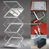 Aluminum Z shape brochure display stand