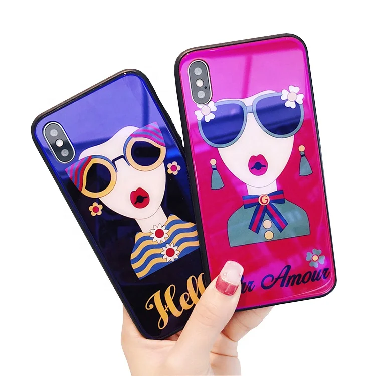 New Hot Selling Goddess glass case Fashion Shockproof Blue ray tempered glass phone case for iPhone X XS
New Hot Selling Goddess glass case Fashion Shockproof Blue ray tempered glass phone case for iPhone X XS