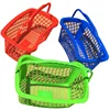 HDPE Plastic supermarket Shopping Basket Guaranteed Quality Guanzhou Green Baskets For Chain Store