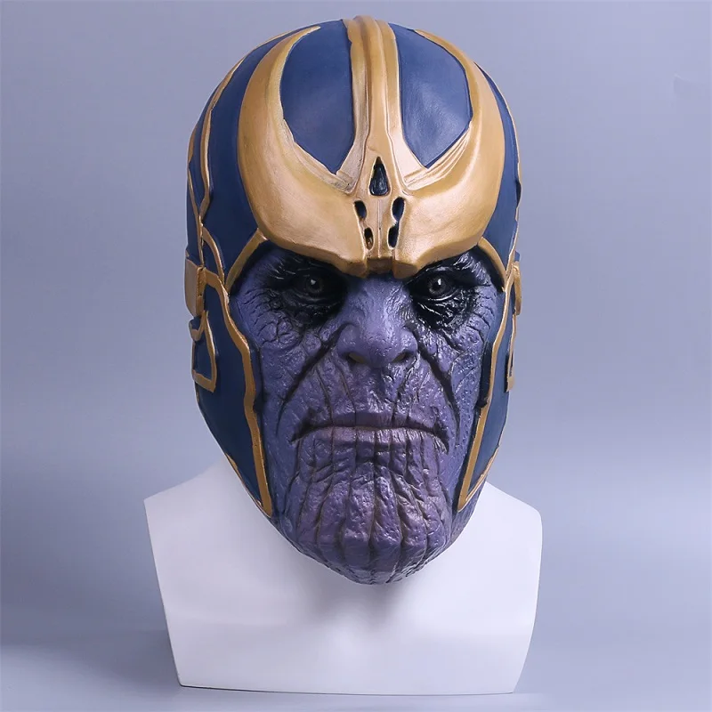 Avengers Infinity War Cosplay Thanos Mask Infinity Gauntlet Thanos Gloves Latex