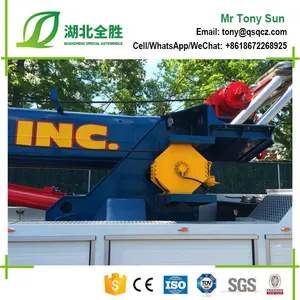 china made heavy duty 50ton sliding rotator towing wrecker bed