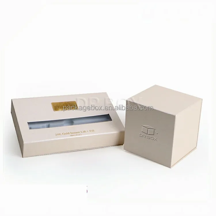 magnetic empty gift box with ribbon closure