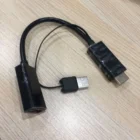 Support 4K@30Hz Gold Plated USB Powered HDMI 1.4 to DP DisplayPort 1.2 Cable Adapter Converter