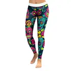 New Versatile Fashion Love Pattern Digital Print Leggings Sports Neoprene Yoga Pants Stretch Gym Wear Custom Label L176