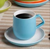 100/240/380ml ceramic color glaze coffee cup&saucers