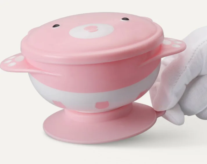 New arrival cute design high quality PP plastic baby toddler feeding suction bowl with lid with handle suction bowl for baby
New arrival cute design high quality PP plastic baby toddler feeding suction bowl with lid with handle suction bowl for baby