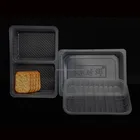 BOPS clear/transparent plastic food tray/container/box for cake/bread/sushi/sandwich packing