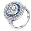 Yiwu hainon jewelry fashion women embedded stone rings,engagement ring
