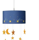 2017 fancy bedroom children blue chandelier