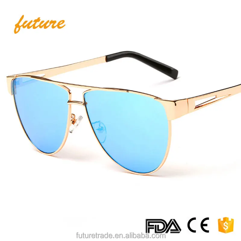 J1707 2019 New Fashion Flat Top Lens Mirror Pilot Sunglasses Women Stylish Sun Glasses Lady Men Eyewear, Gold blue pink
J1707 2019 New Fashion Flat Top Lens Mirror Pilot Sunglasses Women Stylish Sun Glasses Lady Men Eyewear, Gold blue pink