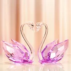 Wedding souvenir crystal swan wedding favors return Gifts crystal gift