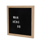 Wholesale custom 10 x 10 size advertising felt letter board