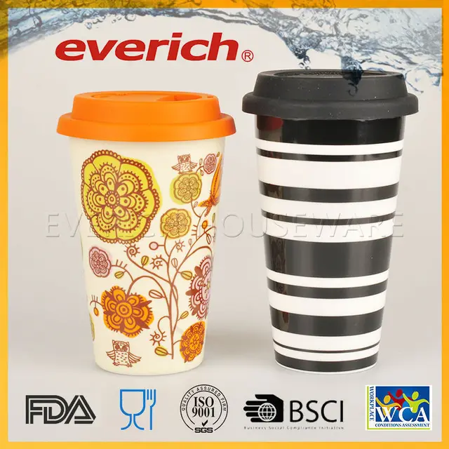 fashion design ceramic souvenir mug for gift