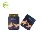 Custom Logo Cell Mobile Phone Retractable Badge Holder Soft PVC Leather ID Holder Promotion Item Credit Card Holder Wallet