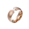 15102 Xuping new design jewelry imitation pearl tension set rose gold color finger ring for ladies