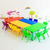 Cheap kindergarten kids classroom furniture supplier Malaysia for children plastic adjustable table and chair for sale