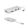 USB 3.1 type c to hdmi usb 3.0 hub 3 ports TF SD card reader adapter for Macbook