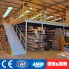 Mezzanine floor racking system for warehouse storage