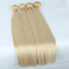 Raw russian hair extensions 613 virgin hair blonde human hair weft