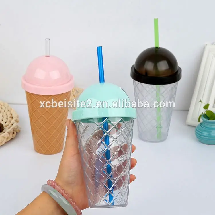 Mikenda Popular mike tea crazy straw cup lovely kids ice cream shape with lid, As below picture
Mikenda Popular mike tea crazy straw cup lovely kids ice cream shape with lid, As below picture