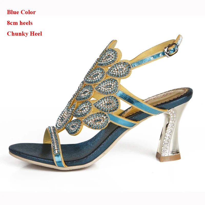 104 blue chunky