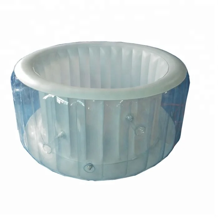 transparent inflatable pool