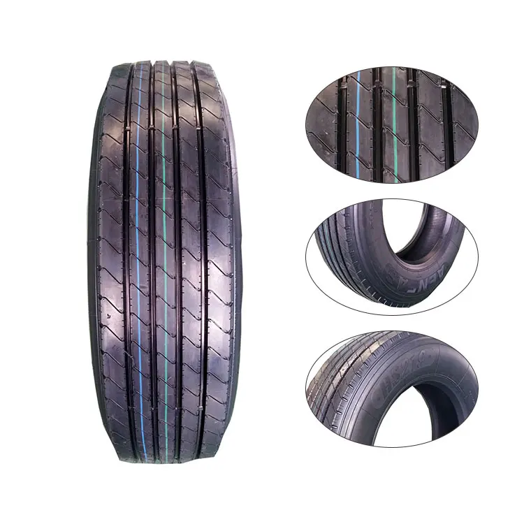 Tubless truck tire 285 / 75R24.5 Trailer truck tyres for long distance transportation