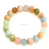 3A Grade Natural Round Birthstone Gem Beads Genuine Semi Precious Gemstones Bead Stretch Bracelet Hand Made Loose Beads Bracelet