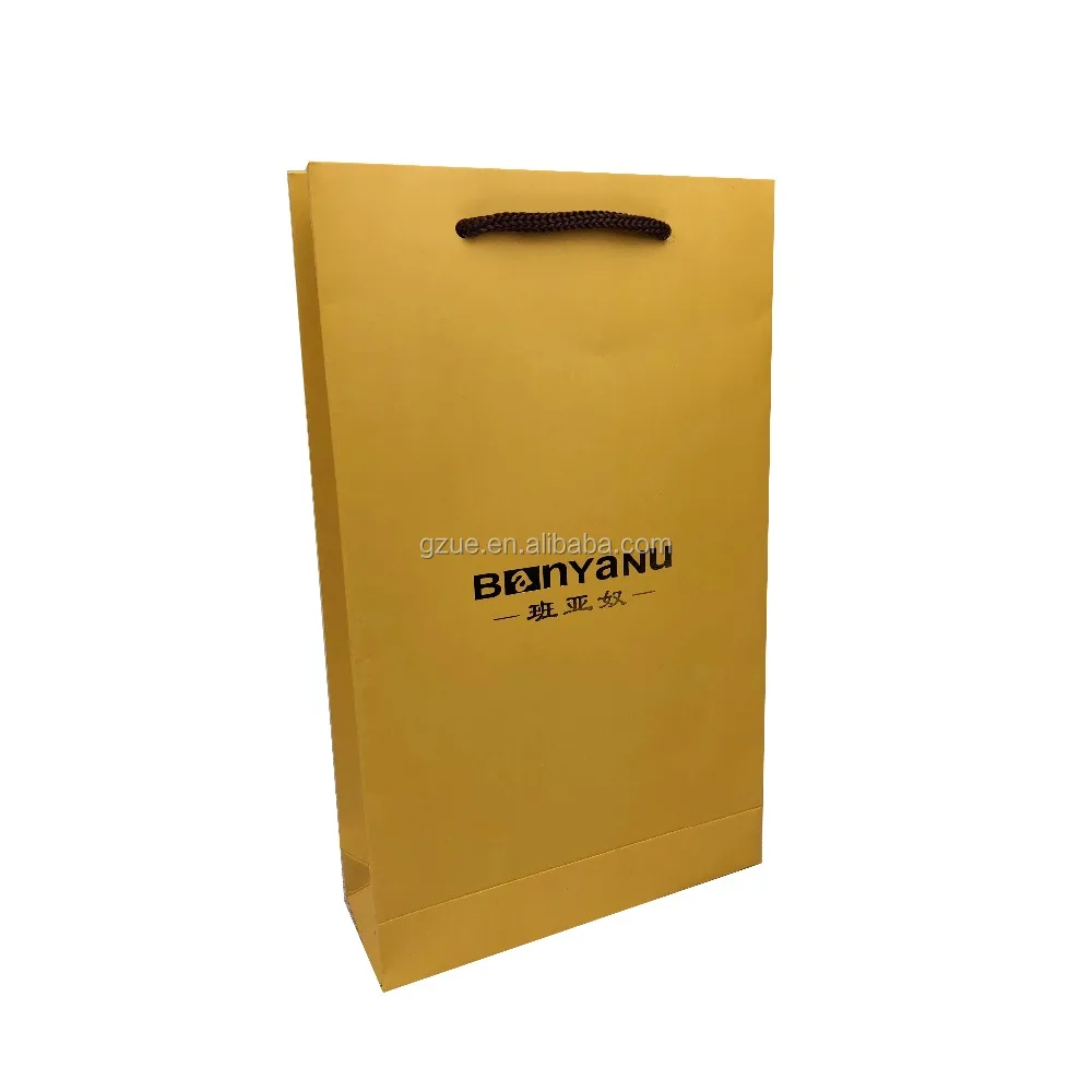 high quality printed fancy paper shopping bag with logo