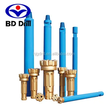 HJG High Air Pressure Dwon the Hole Rock Drilling hammer without foot valve with COP MISSION DHD QL