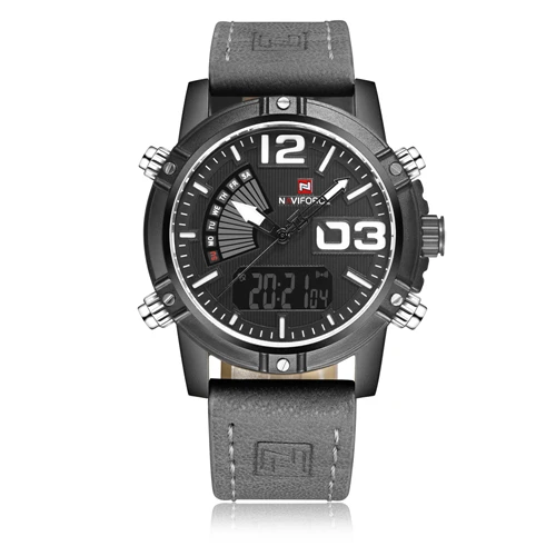 Naviforce 9095 Men Fashion Casual Watches Mens Quartz+Digital Movement Naviforce Reloj
Naviforce 9095 Men Fashion Casual Watches Mens Quartz+Digital Movement Naviforce Reloj