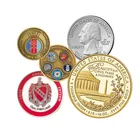 Commemorative secret service metal token stamping customized award airborne challenge coins no minimum