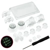 For PS4 Controller Button Set Glow in the Dark Replacement Full Buttons Custom Mod Kit Set for PS4 Slim Pro Controller