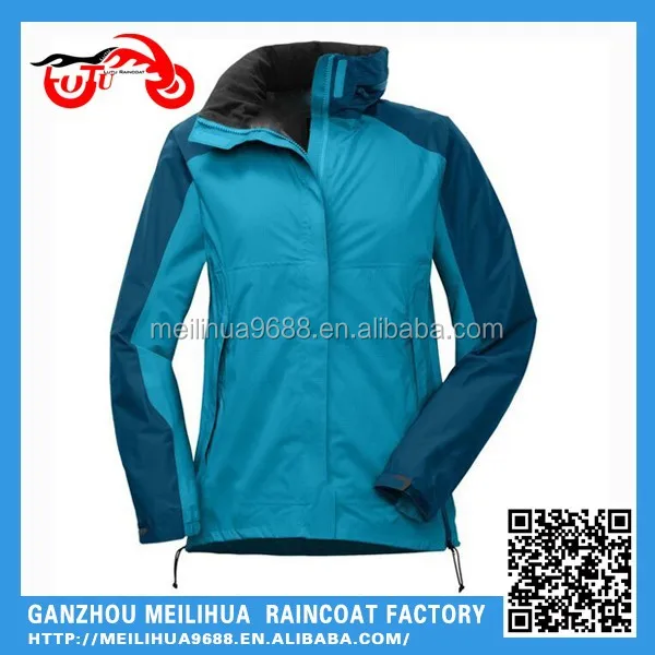 Wholesale Rainsuit Deep Blue Thick Raincoat